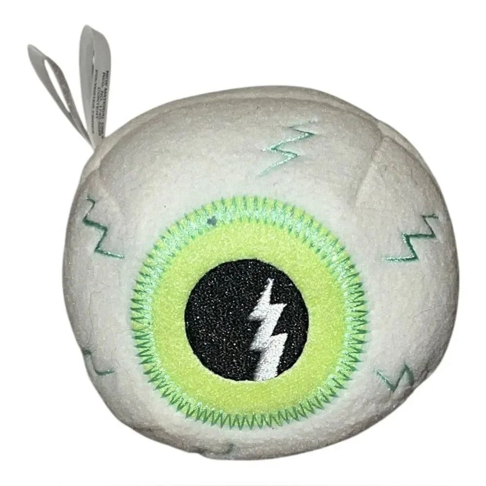 Hallmark Halloween Spooky Eyeball Plush Green No Light EUC